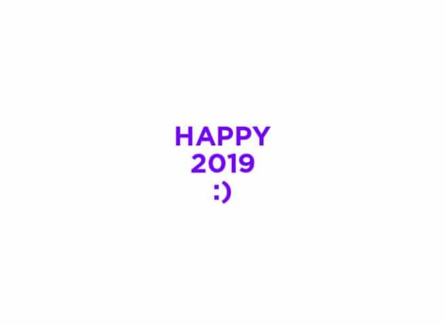 Meilleurs vœux pour 2019 !
