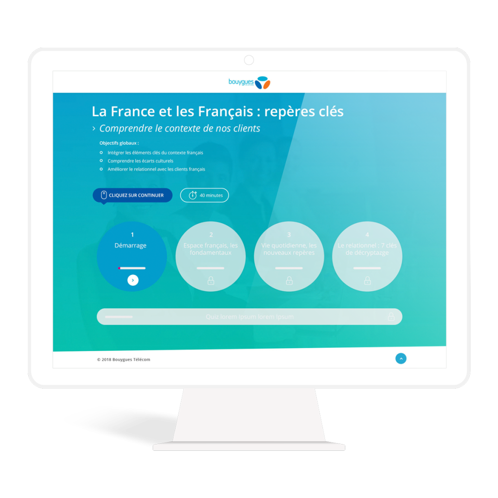 webdesign elearning module bouygues telecom